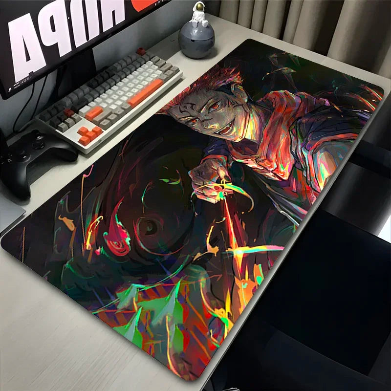 Japan Anime Manga Mouse Pad Laptop J-jujutsu K-kaisen Mousepad New Carpet XXL Sukuna Keyboard Rug PC Gaming Accessories Desk Mat