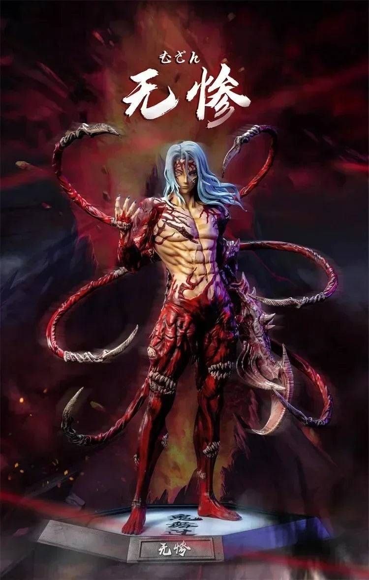 30CM Anime Demon Slayer Zohakuten Figure Zohakuten Hantengu Cm PVC Action Figures GK Statue Collection Model Toys Gifts