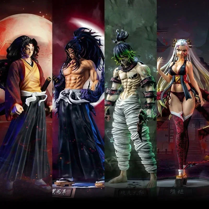 30CM Anime Demon Slayer Zohakuten Figure Zohakuten Hantengu Cm PVC Action Figures GK Statue Collection Model Toys Gifts