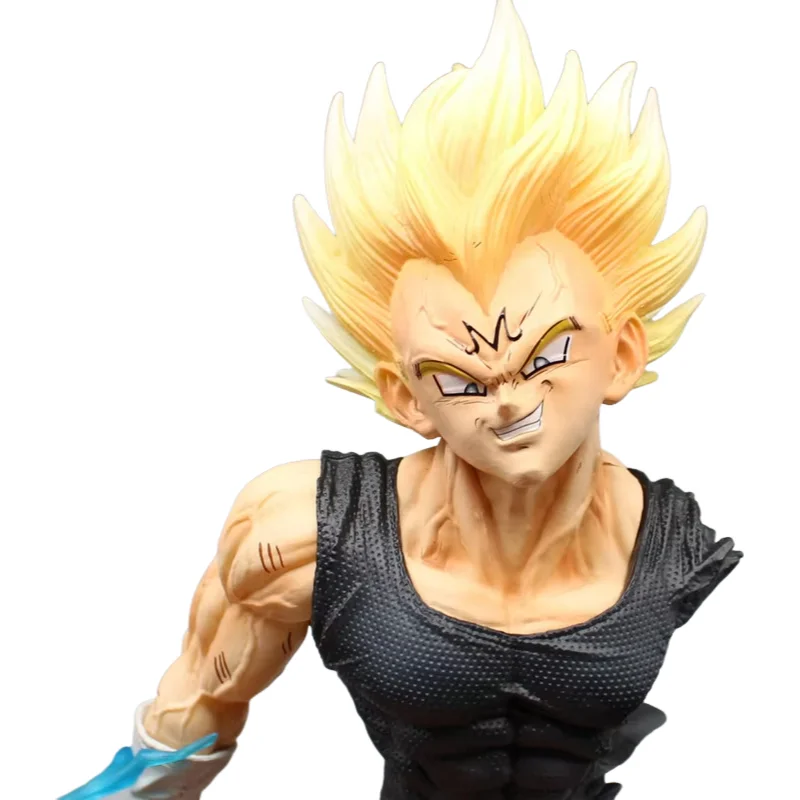 16.5cm Dragon Ball Majin Vegeta Bust Anime Action Figure Model Statue Collection Desktop Decoration Ornament Toys Boys Gifts