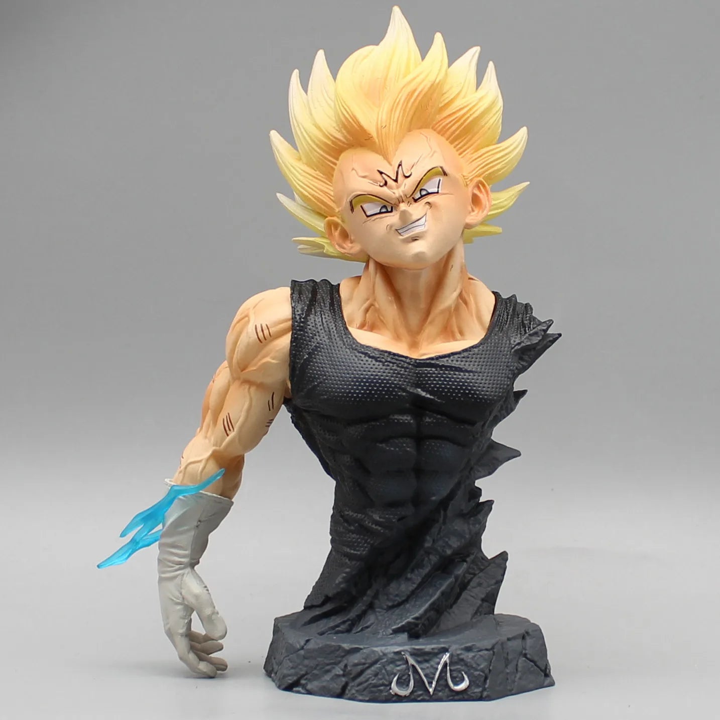 16.5cm Dragon Ball Majin Vegeta Bust Anime Action Figure Model Statue Collection Desktop Decoration Ornament Toys Boys Gifts