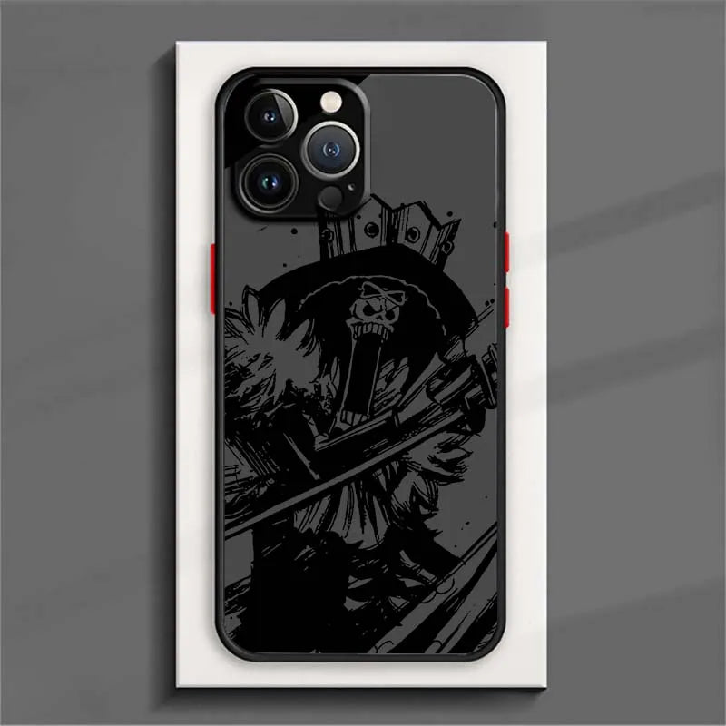 Zoro O-One Piece Cover For Apple iPhone 16 15 14 13 12 11  XR 8 Pro Max Plus Mini Frosted Translucent Phone Case