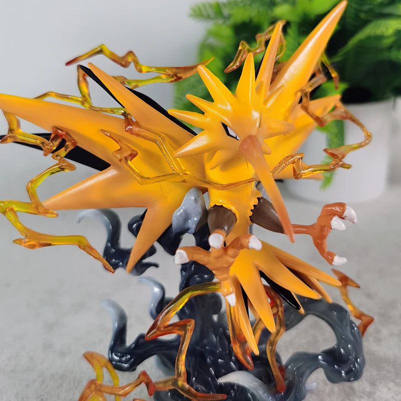 Pokemon Zapdos Anime Figure Action Position Zapdos Figures Model Statue Doll Collection Desk Decoration Toys Kids Birthday Gifts