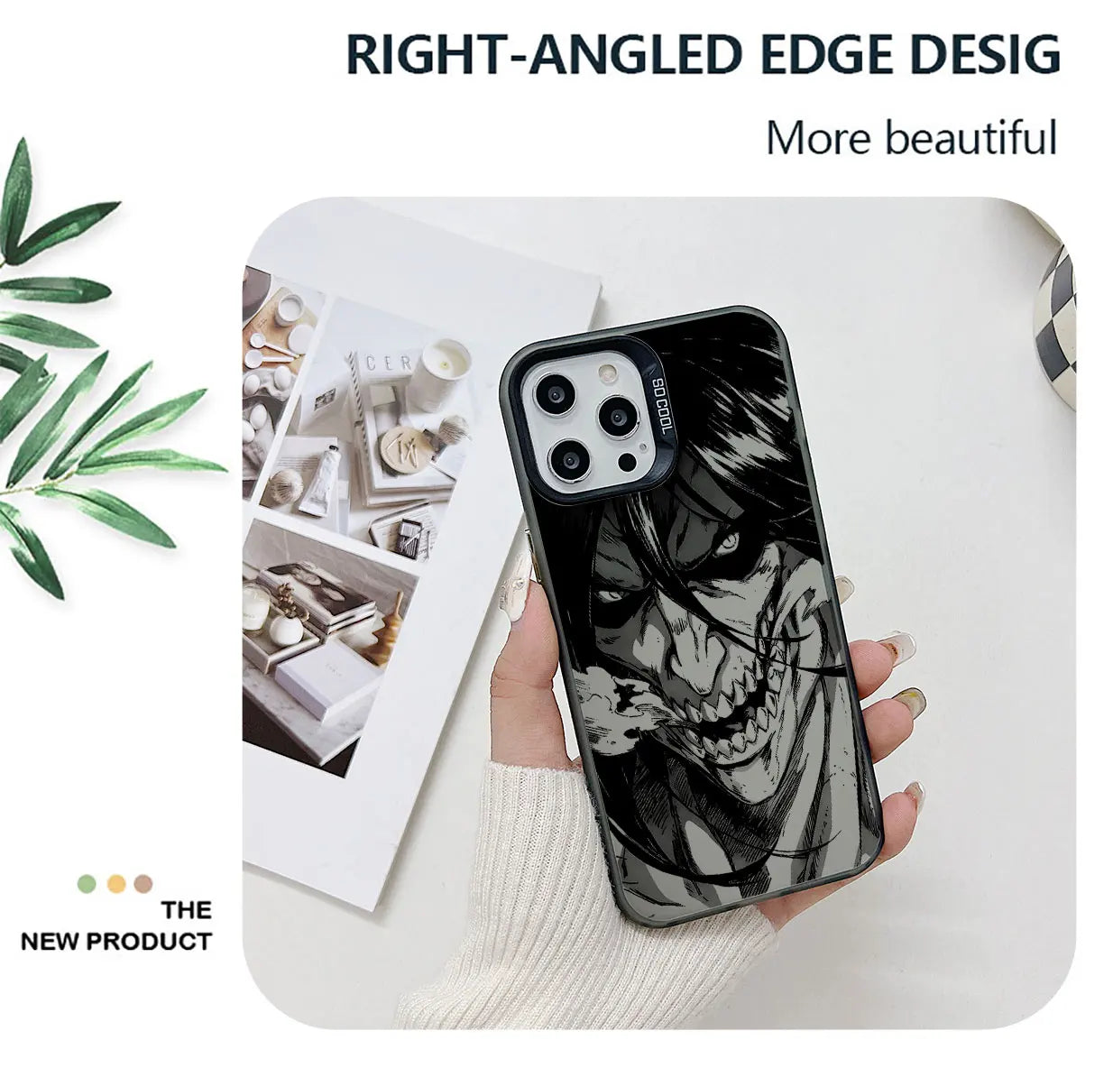 Hot Anime Attack On Titan New Phone Case For iPhone 15 14 13 12 11 Pro Max X XR XSMAX 8 7 Plus Candy Matte Shockproof Back Cover