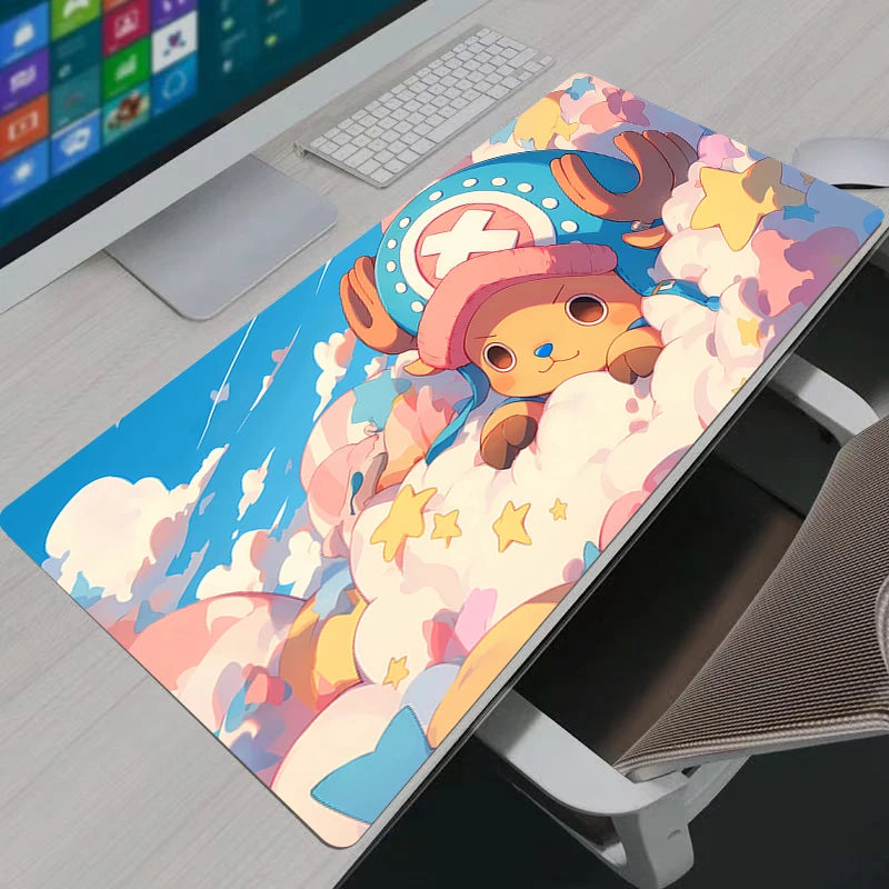 Large Mouse Pad Office Computer One Piece Tony Tony Chopper Desk Mat Table Keyboard Laptop Carpet Accessories Gaming Mousepad