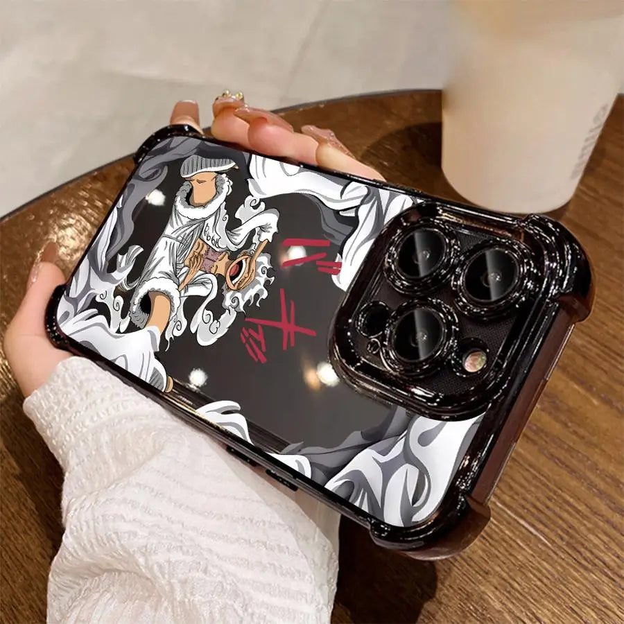 Ones Pieces Case for Apple iPhone 11 16 14 12 13 Plus 16e XR XS Max 15 Pro MAX Clear Cover