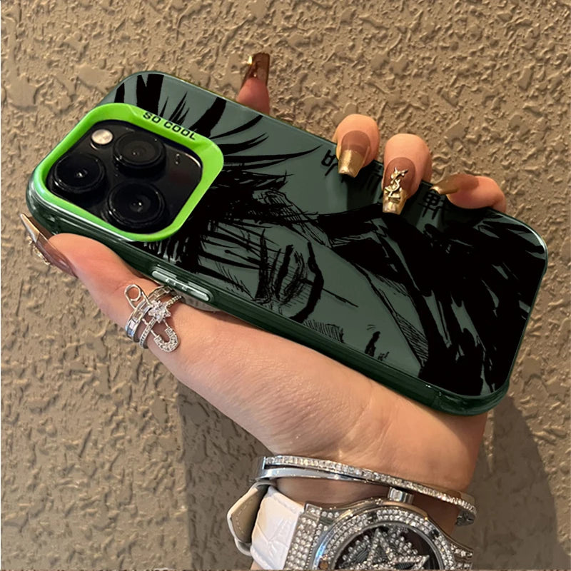 Jujutsu Kaisen Anime Case for iPhone 17 16 15 14 13 12 11 Pro Max Plus 17 Air 16E X XR XS Max Hard Shockproof Bumper Back Cover