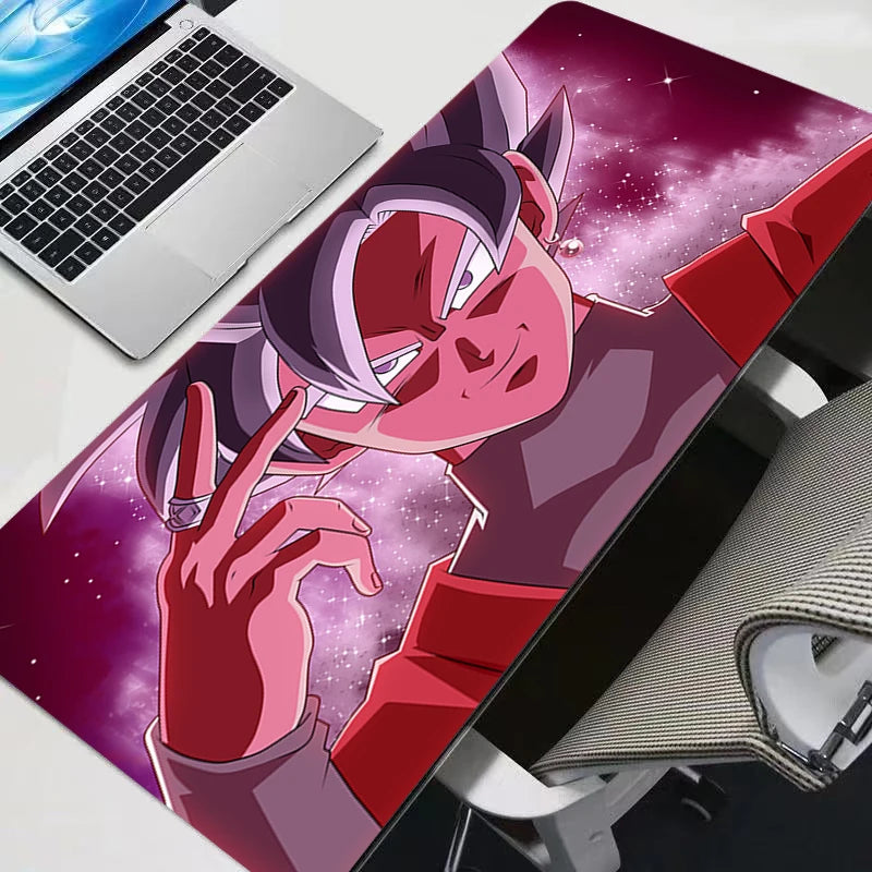 Black Goku Dragon Ball Z DBZ Mouse pad rubber table Large Gamer Desk mat Computer keyboard gaming accessories carpet mousepad