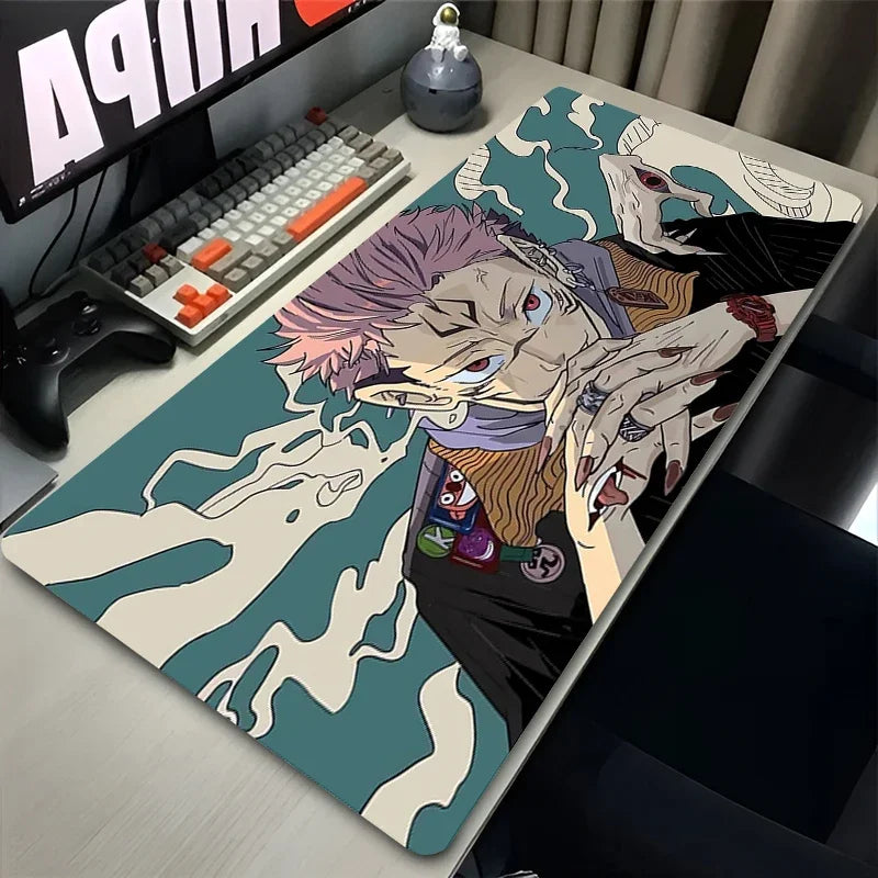 Japan Anime Manga Mouse Pad Laptop J-jujutsu K-kaisen Mousepad New Carpet XXL Sukuna Keyboard Rug PC Gaming Accessories Desk Mat