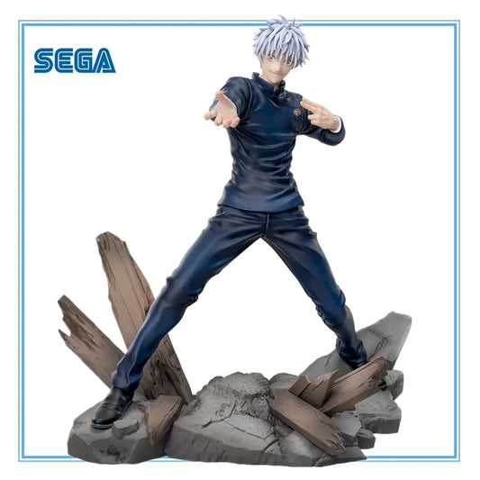 In Stock Original SEGA Jujutsu Kaisen Gojo Satoru Luminasta PVC 17cm Anime Character Model Image Collection Toys Gifts