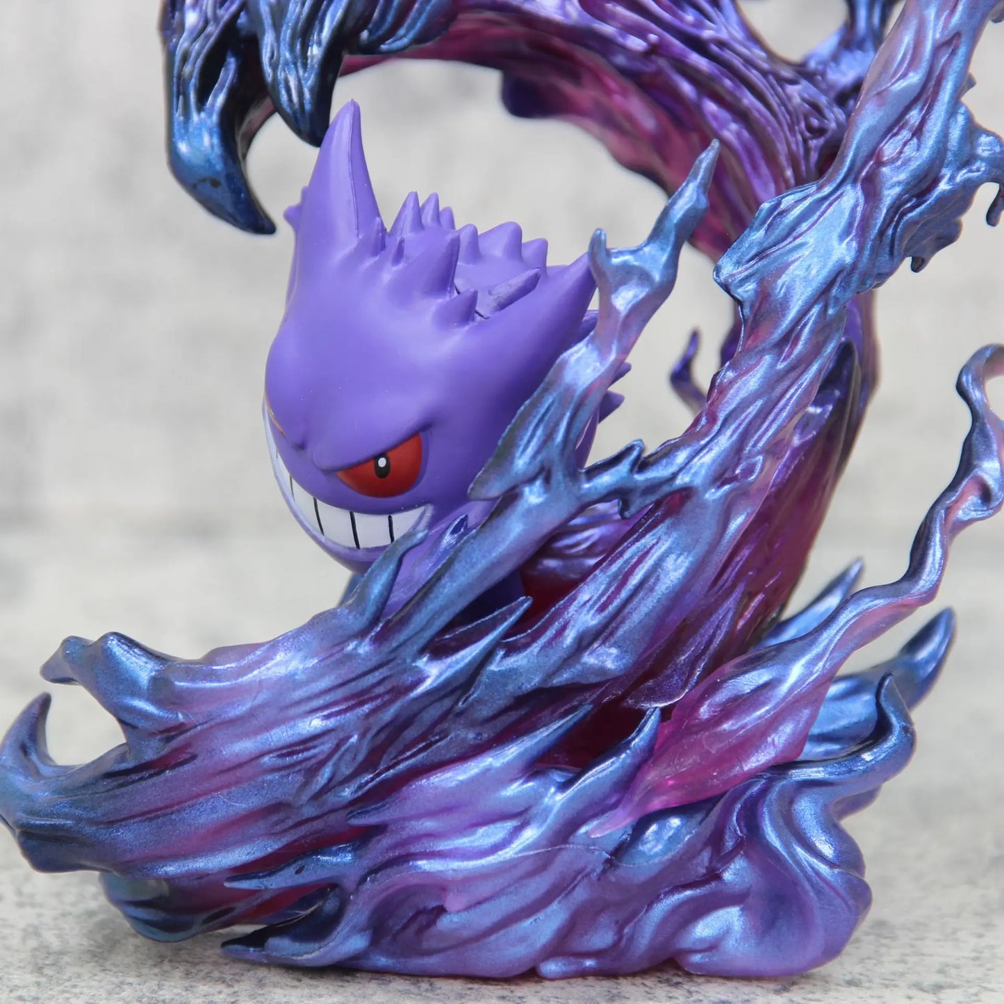 New In Stock 18cm Anime Pokemon Gengar Ghost Claw Action Figure Game Statue Collectible Kawaii Model Christmas Gifts Dolls Toys