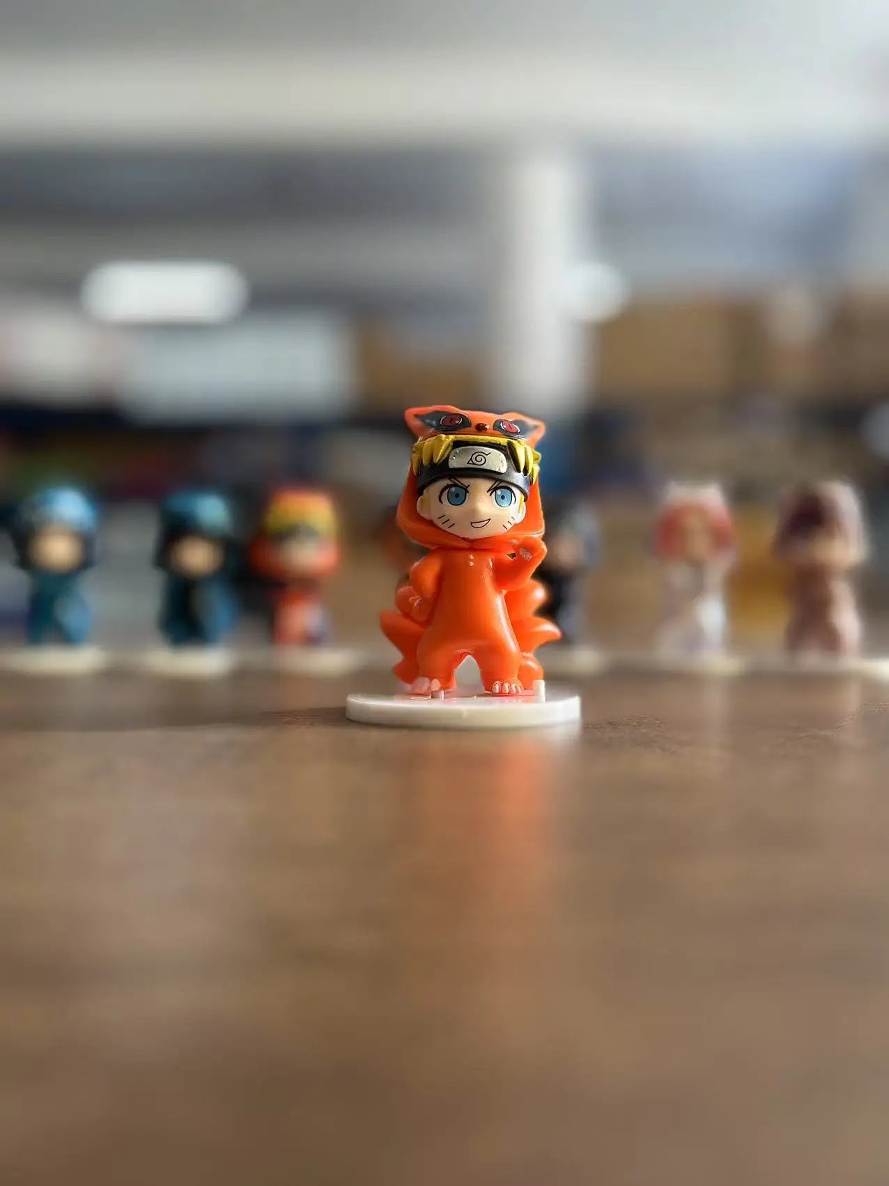 Naruto Bnfigureq Pajamars Series Blind Box Action Figures Model Sasuke Kakashi Costume Design Decoration Gift Toy