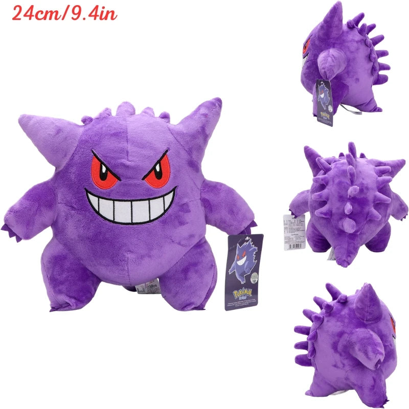 Kawaii Pokemon Gengar Gastly Haunter Ditto Soft Plush Toys Cute Anime Cosmog Koffing Stuffed Animal Peluche Dolls Birthday Gifts