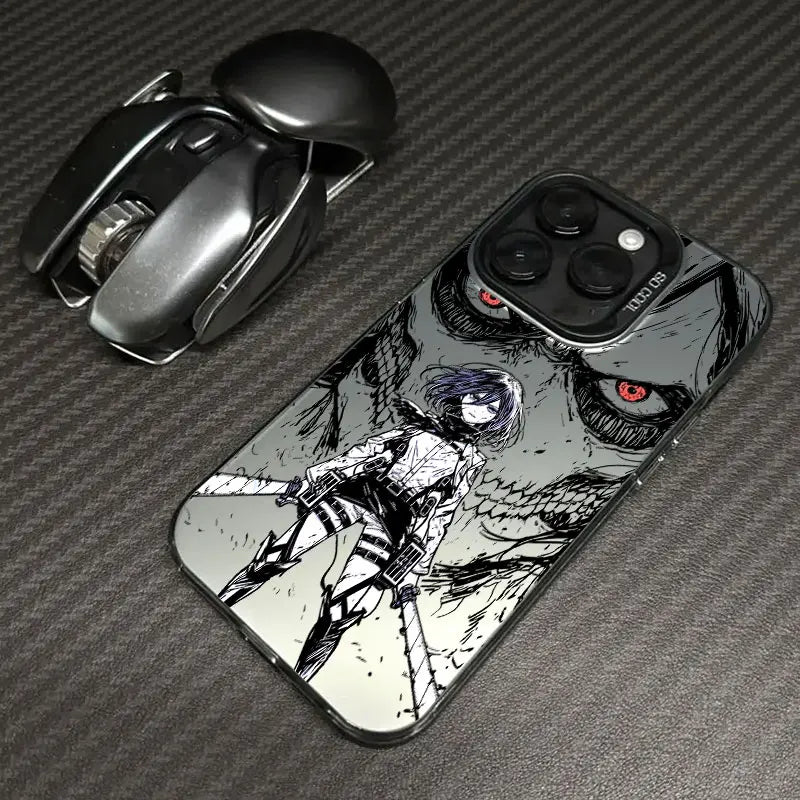 Mikasa Ackerman ATTACK ON TITAN Anime Coque For Apple iPhone 17 Air 16e 16 14 15 13 11 Pro Max 16 Plus 12 17Pro Case Phone Cover