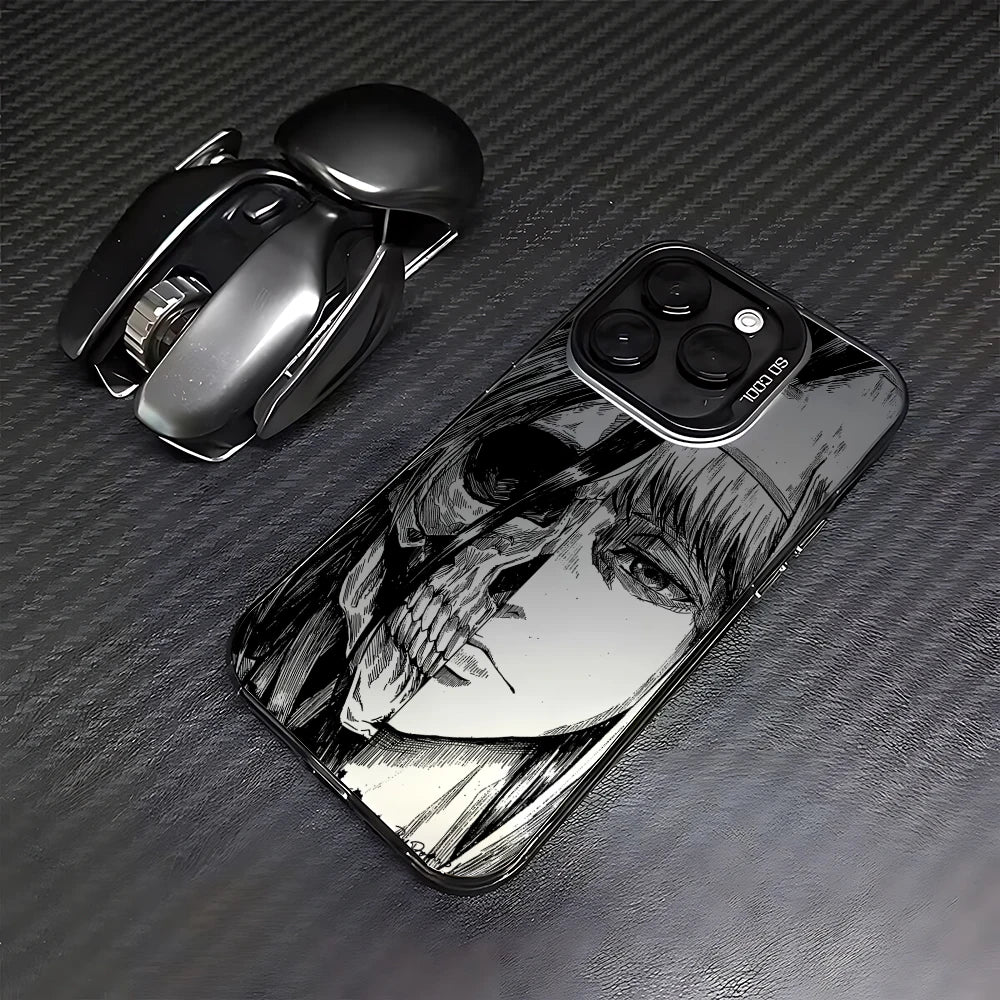 Luxury Hot Anime Attack On Titan Phone Case For iPhone 16e 16 15 14 13 12 11 mini Pro Max X XR XSMAX 8 7 Plus Anti Fall Cover