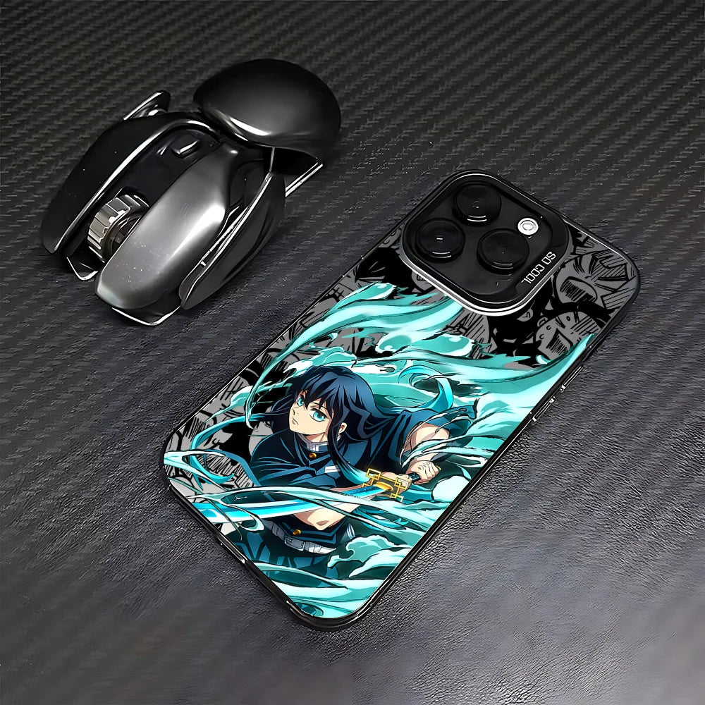 Anime D-Demon Slayers Tanjiroes Phone Case For iPhone 17 16e 16 15 14 13 12 11 mini Pro Max X XR 8 7 Air Plus Anti Matte Cover