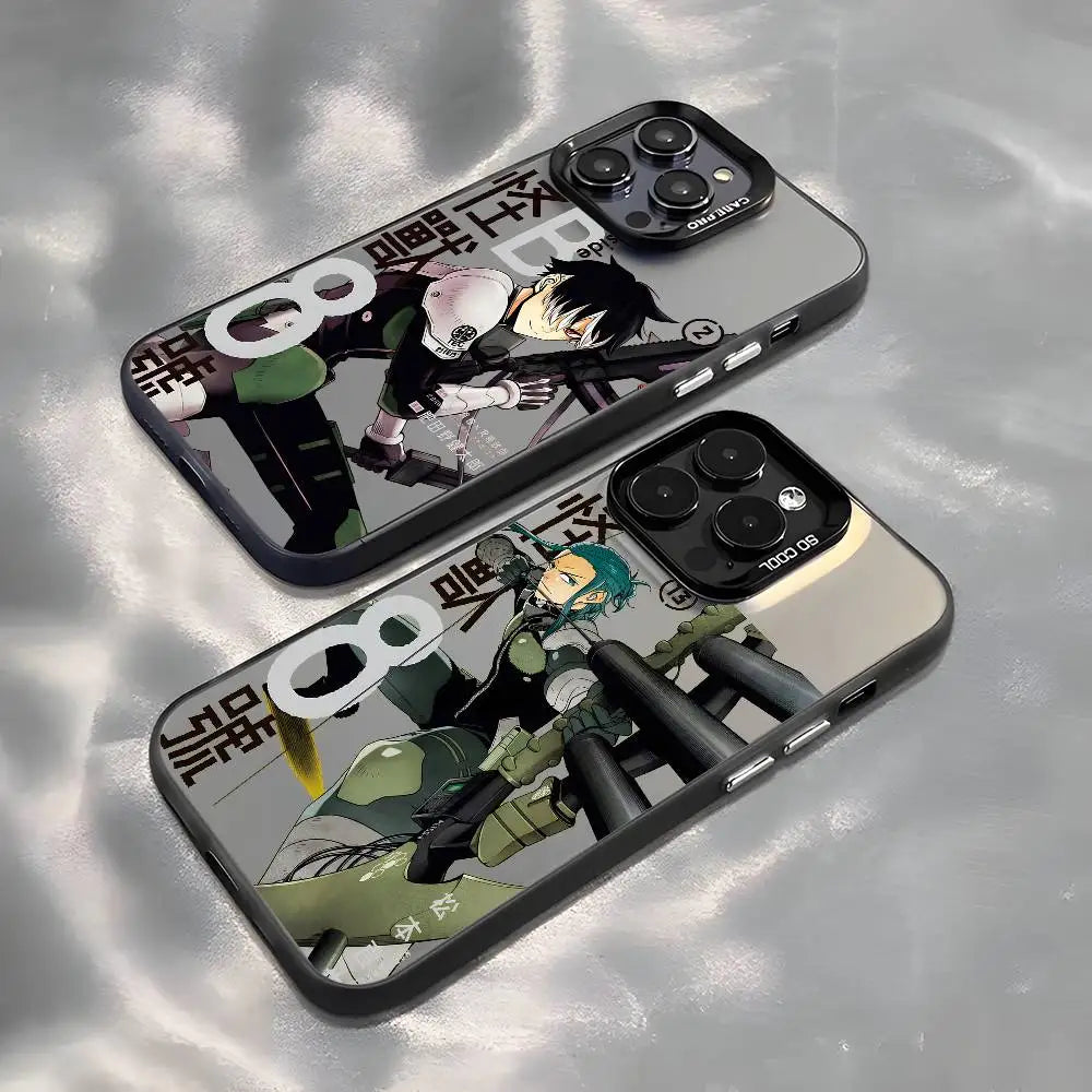 Anime K-Kaiju No 8 Phone Case For iPhone 17 16 15 14 13 12 Pro Max Plus Colorful Gradient Soft TPU Back Cover