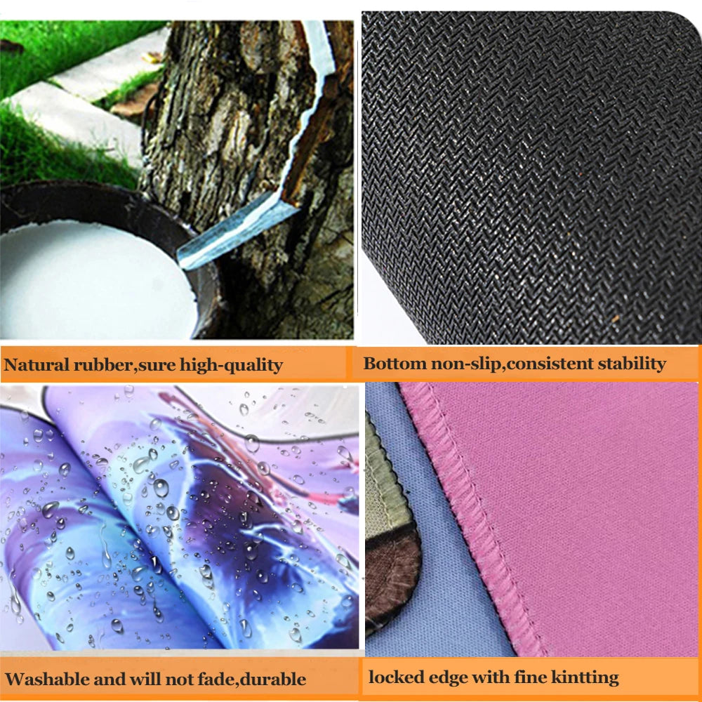 Computer Gaming Accessories Mousepad Office A-attack on Titan Eren Yeager Mouse Pad Keyboard Pad Desk Decoracion Anime Desk Mat