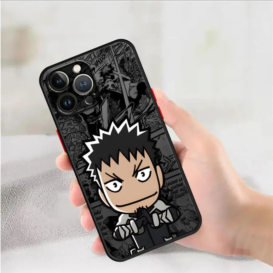 Japanese Anime Kaiju No.8 Phone Case for iPhone 16 14Pro XR 16e 15 13 Mini SE 7 8 Plus 12 11 Pro XS Max 14 Soft Cover