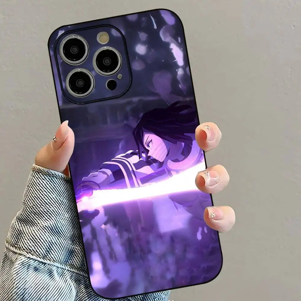 Demon S-Slayer Sanemi Phone Case For iPhone 16 15 14 13 12 11 PRO MAX PLUS Mini TPU Soft to Skin-friendly case