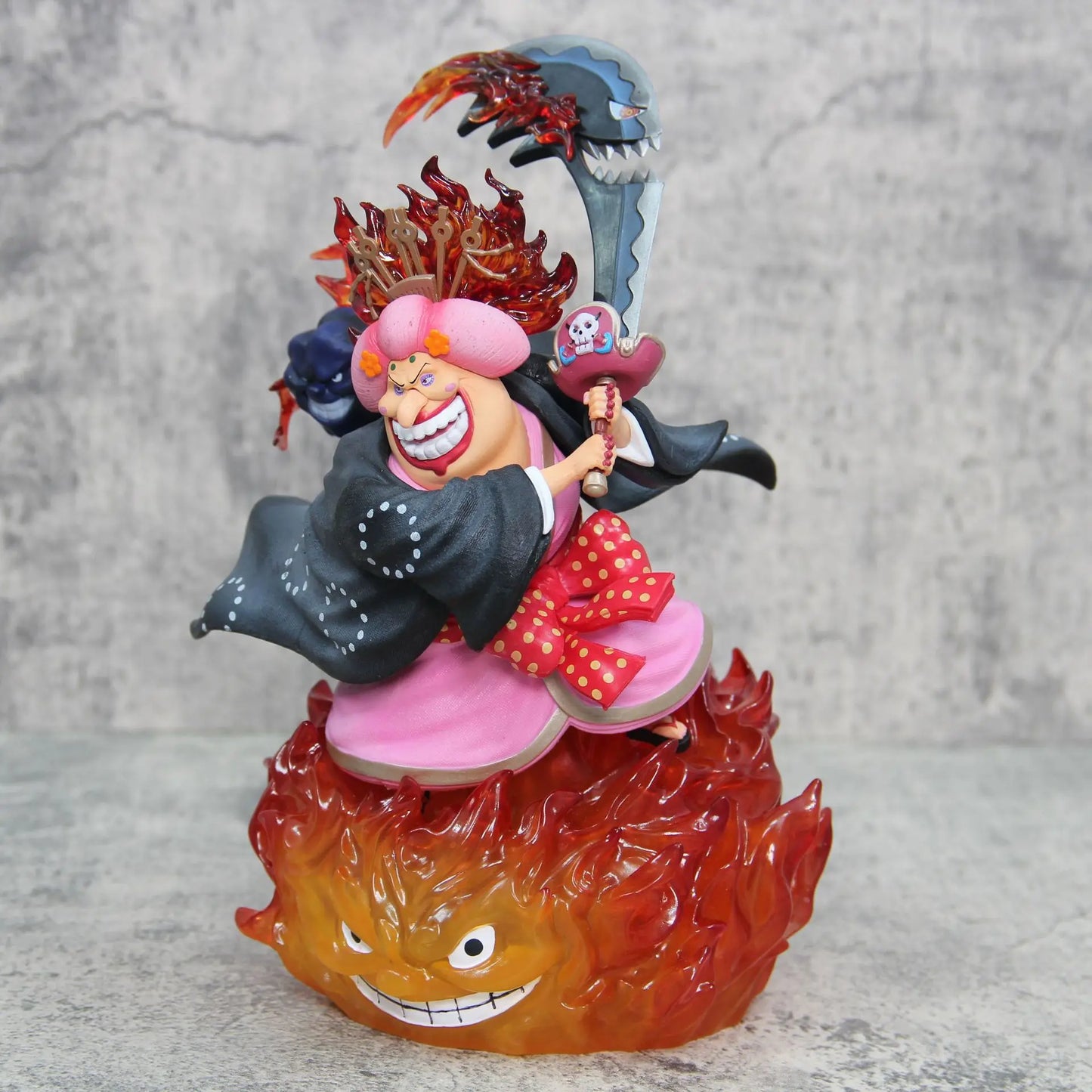 26cm One Piece Four Emperor Big Mom Charlotte Linlin Anime Figure Figures Models Gk Statue Models Collectible Ornament Doll Toys