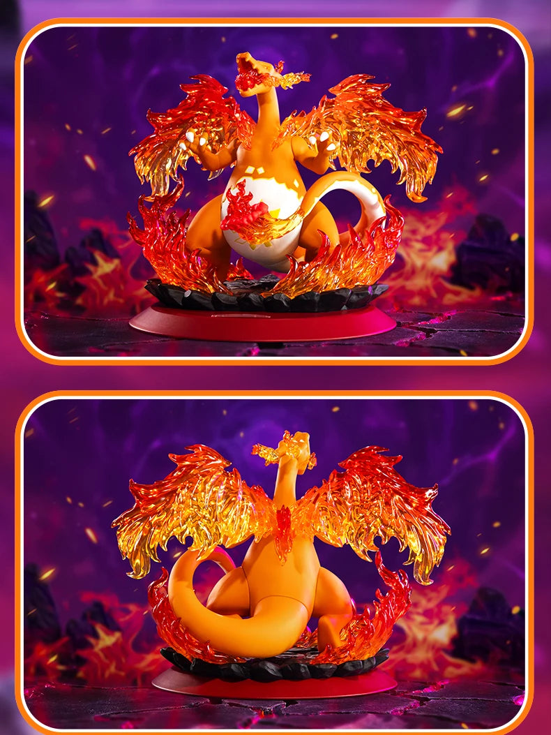 Pokemon Anime Action Figures Super Giant Charizard Eevee Genuine Collecting Figurines Pocket Monster Home Decorations Toys Gift