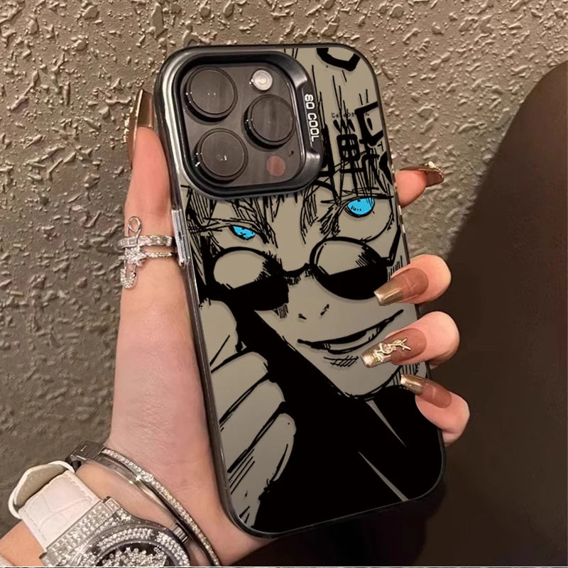 Jujutsu Kaisen Anime Case for iPhone 17 16 15 14 13 12 11 Pro Max Plus 17 Air 16E X XR XS Max Hard Shockproof Bumper Back Cover