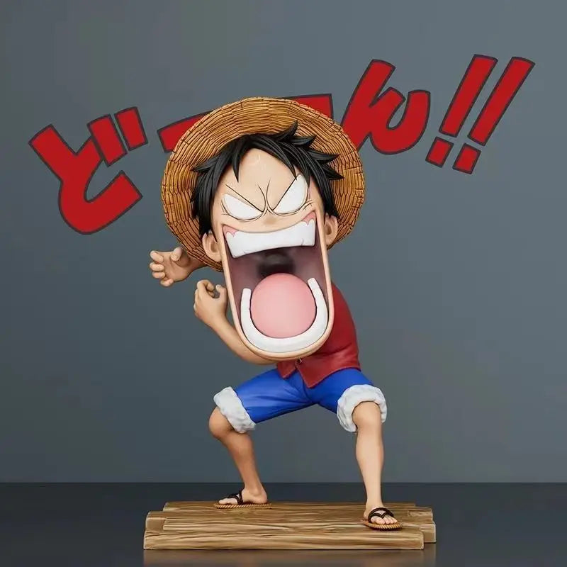 15cm Animation One Piece Luffy Figures Sanji Monkey D Luffy Roronoa Zoro Action Figure The Hungry Trio PVC Anime Model Toys