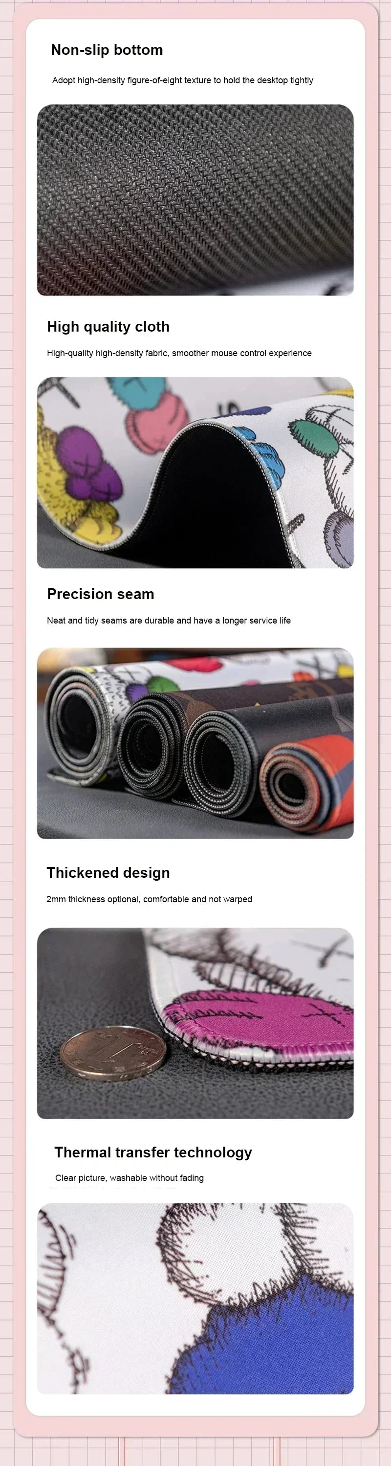 Mouse Pad Office PC Gaming Accessories N-narutoS Keyboard Pad Japan Anime M-madara Desk Mouse Mat Laptop U-uchiha Gamer Mousepad