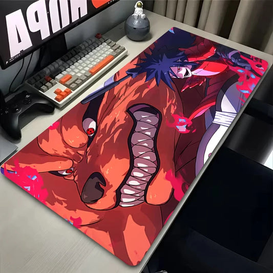 Mouse Pad Office PC Gaming Accessories N-narutoS Keyboard Pad Japan Anime M-madara Desk Mouse Mat Laptop U-uchiha Gamer Mousepad