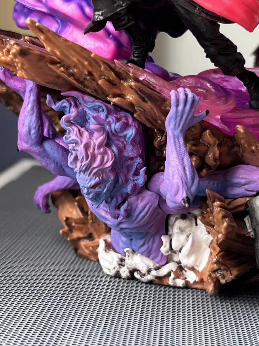 24cm One Piece Anime Figures Zoro Gk Figurine Onigashima King Of Hell Action Figure Pvc Statue Model Decoration Gift Toys