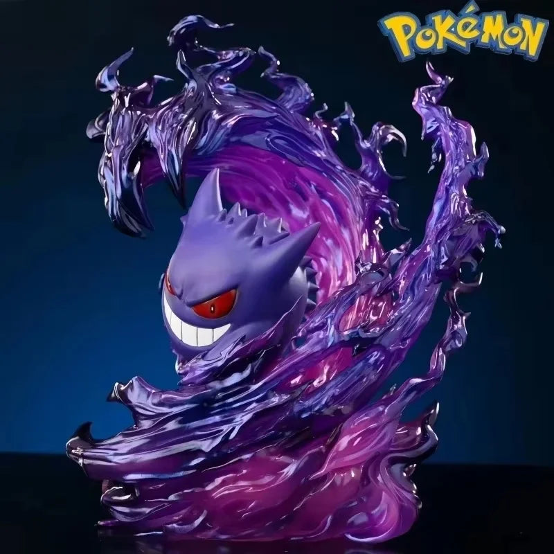 New In Stock 18cm Anime Pokemon Gengar Ghost Claw Action Figure Game Statue Collectible Kawaii Model Christmas Gifts Dolls Toys
