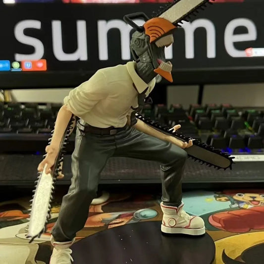 Hot  chainsaw man anime figure power denji action figure pvc chainsaw man power statuette pvc adult collection model doll toy