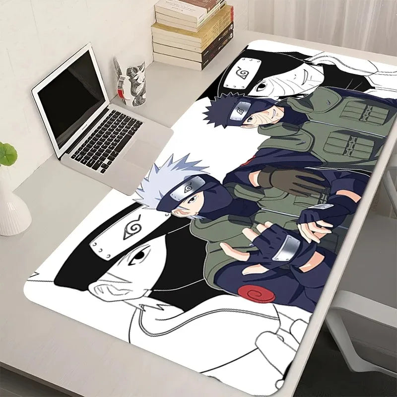 Computer Mouse Pad Gaming Accessories N-Naruto Obito Uchiha Anime Large Mousepad Table of Office Laptop Pad Gamer Rubber Carpet