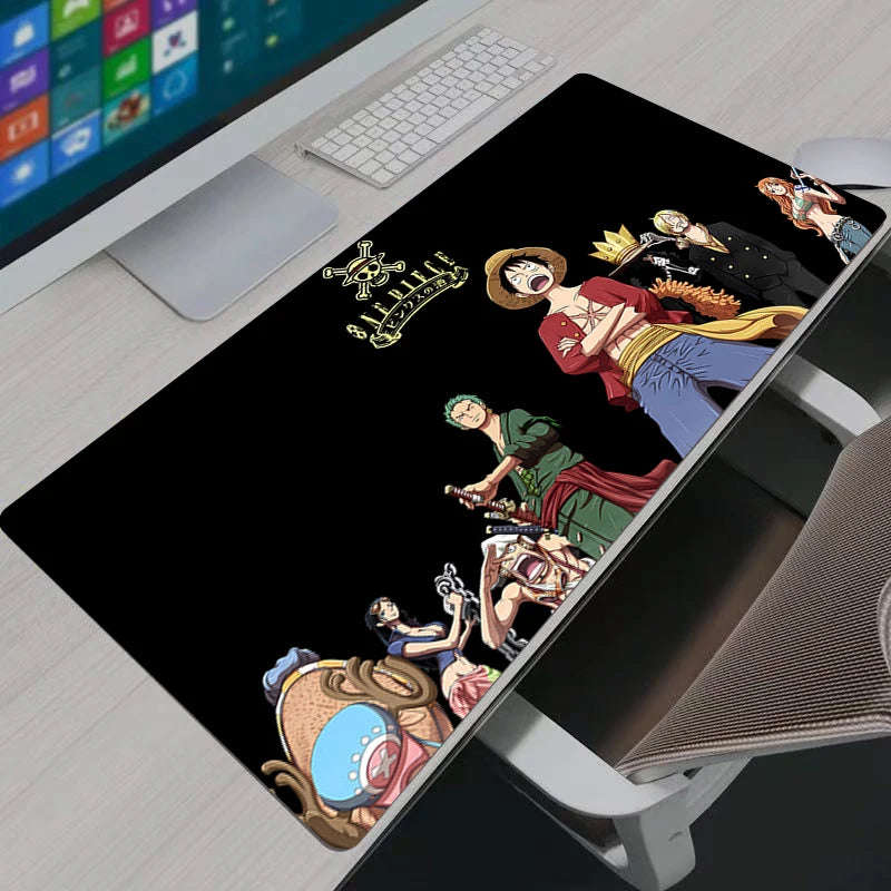 Mouse Pad Gamer Large Japan Anime One Piece Keyboard Pad NonSlip Rubber Computer Carpet Desk Mat PC Gamer MousePad Youth Gifts
