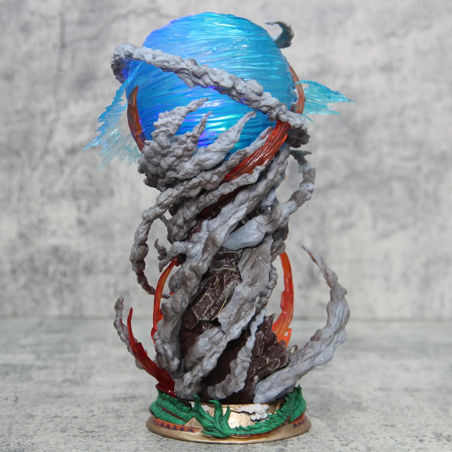 New 23cm Dragon Ball Anime Figure Son Goku Super Genki Bomb Luminous Figures Dbz Gk Figurine Pvc Statue Model Collectible Gifts