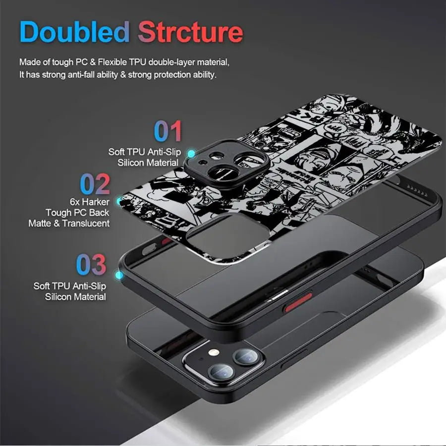 Ones Pieces Anime Soft shell Case for Apple iPhone 16e XS 16 Pro 11 15 13 XR 11 Max 14 12 Mini