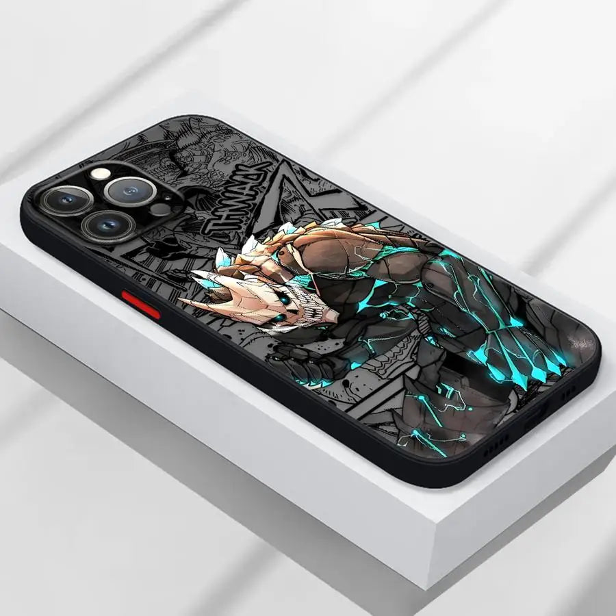 Kaiju No.8 Monster Form Phone Case for iPhone 11Pro 12 XS Max 16e 16 15 XR 13 Mini SE 14 Pro 7 8 Plus Matte Cover