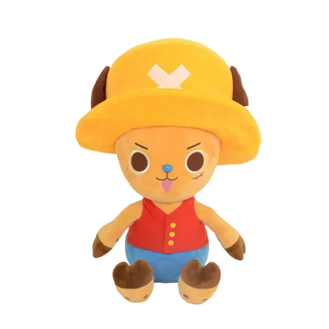 Japanese Anime 25cm One Piece Original Plush Toys CartoonFigure Luffy Chopper Ace Roronoa Zoro Cute Stuffed Doll Kids Xmas Gifts
