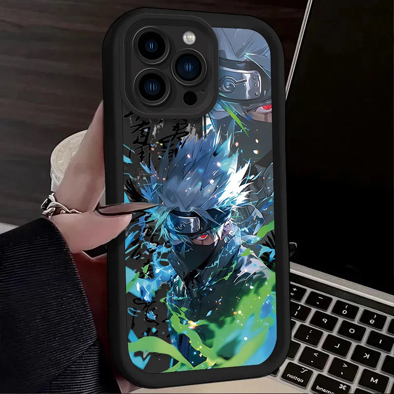 N-NARUTO-S Matte Phone Case For iPhone 16 16E 15 14 13 12 11 Pro Max X XS X S Max XR SE 2020 SE4 7 8 Shockproof Silicone Cover