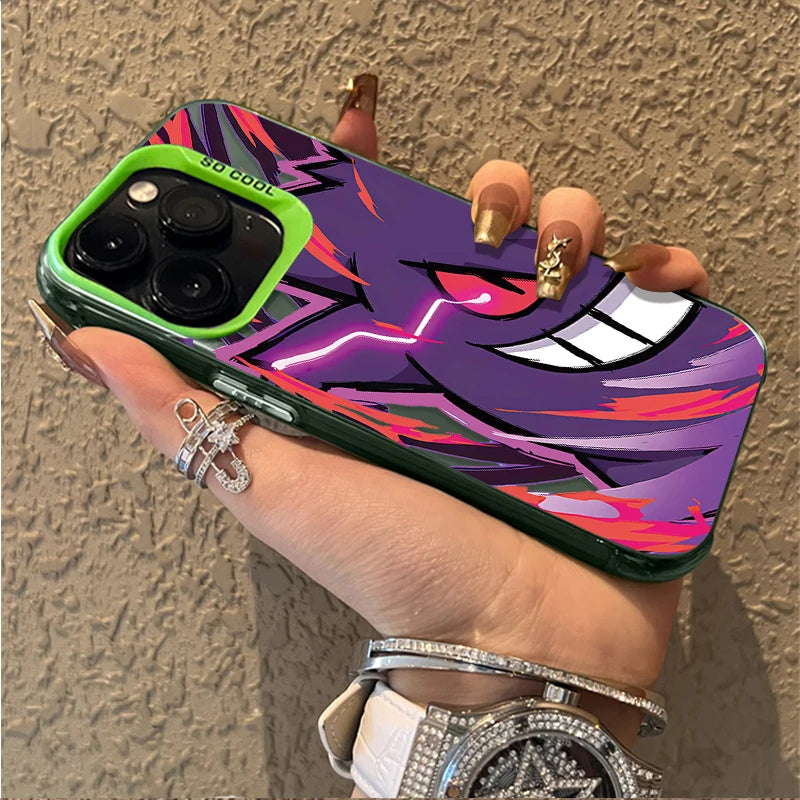 Anime Lovely P-Pokemon Case for iPhone 17 16 15 14 13 12 11 Pro Max Plus 17 Air 16E X XR XS Max Hard Shockproof Bumper Cover