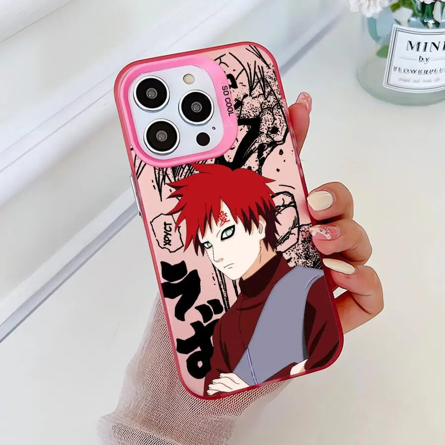 N-Narutos Gaara Soft Cover Phone Case for iPhone 14 15 16 Plus 16e 11 12 13 Pro Max