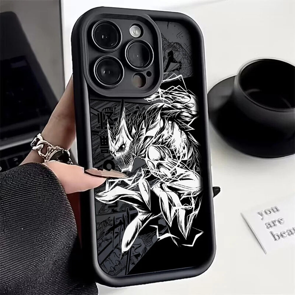 Hot Anime Kaiju No. 8 Phone Case For Xiaomi Redmi Note 14 13 12s 12 11 10 9s 9 8 7 A5 Pro Plus 4G 5G Soft TPU Back Cover