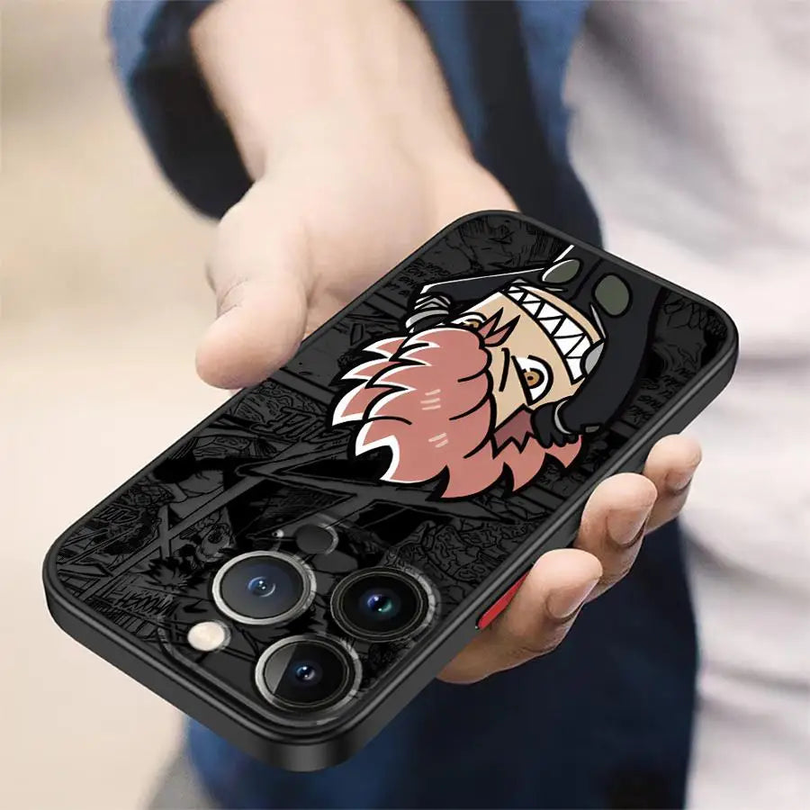 Japanese Anime Kaiju No.8 Phone Case for iPhone 16 14Pro XR 16e 15 13 Mini SE 7 8 Plus 12 11 Pro XS Max 14 Soft Cover