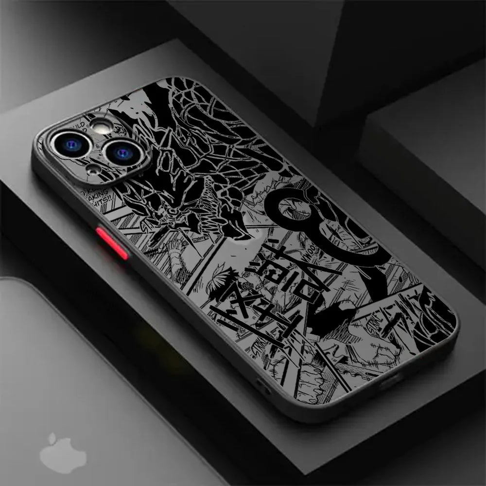 Matte Transparent Back Cover Kaiju No 8 Kafka Phone Case For iPhone 16 15 14 13 12 11 Mini Pro Max X XR XSMax 7 8 Plus