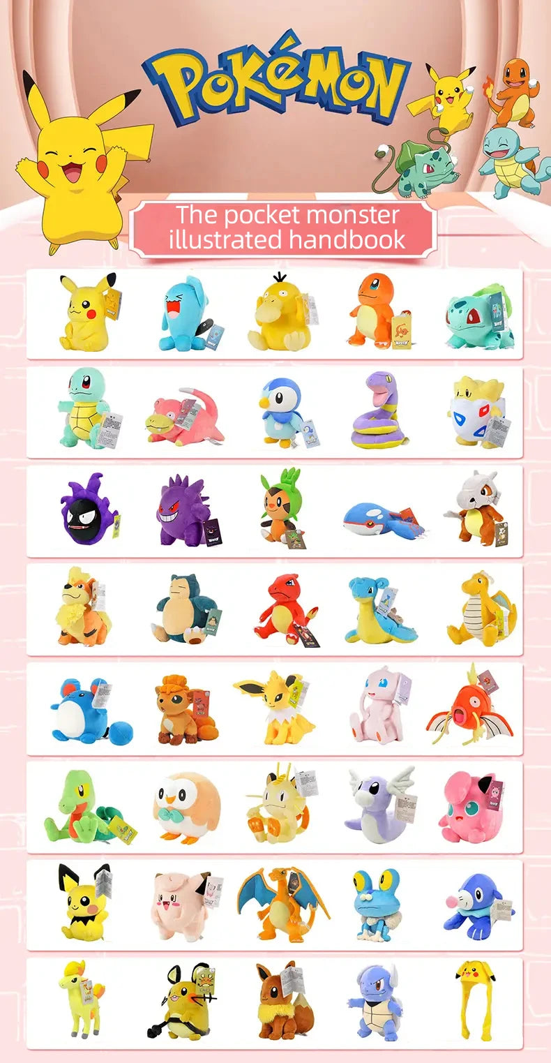 Pokemon Ekans Plush Toy Cartoon & Cute Children's Toy Anime Stuffed Doll Halloween Decorations Birthday Present