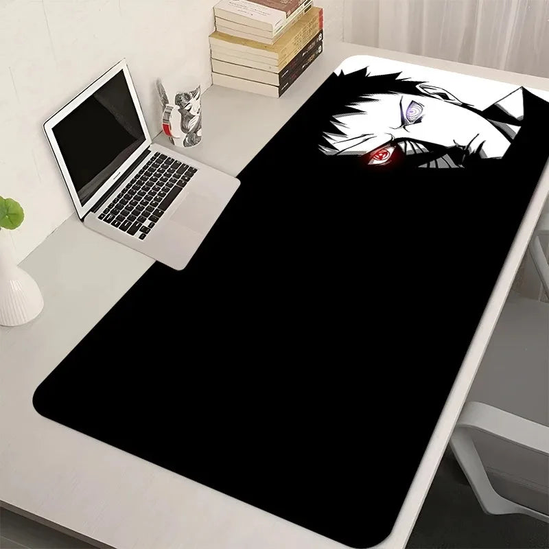 Computer Mouse Pad Gaming Accessories N-Naruto Obito Uchiha Anime Large Mousepad Table of Office Laptop Pad Gamer Rubber Carpet