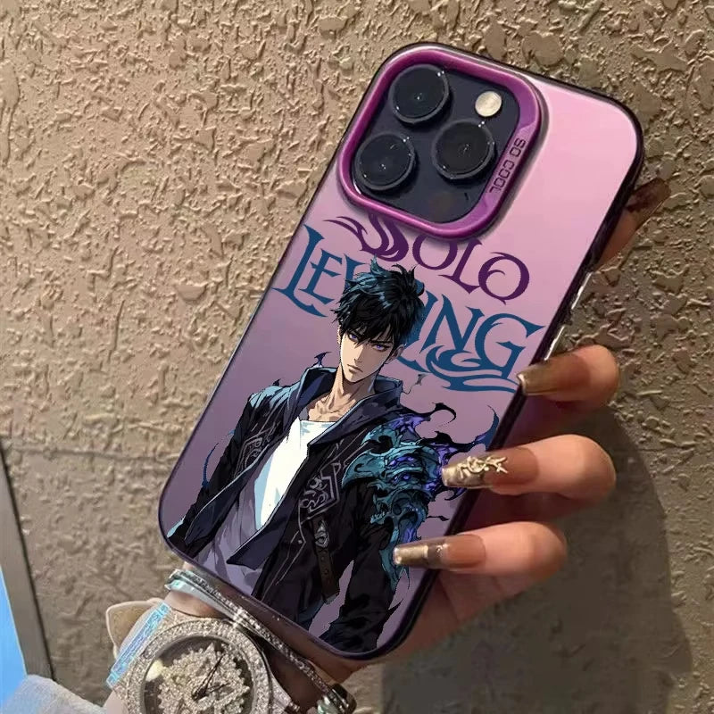 Solo Leveling ARISE Hot Anime Coque Phone Case For iPhone 17 16 15 14 13 12 11 Pro Max Plus 16E 17 Air Shockproof Back Cover