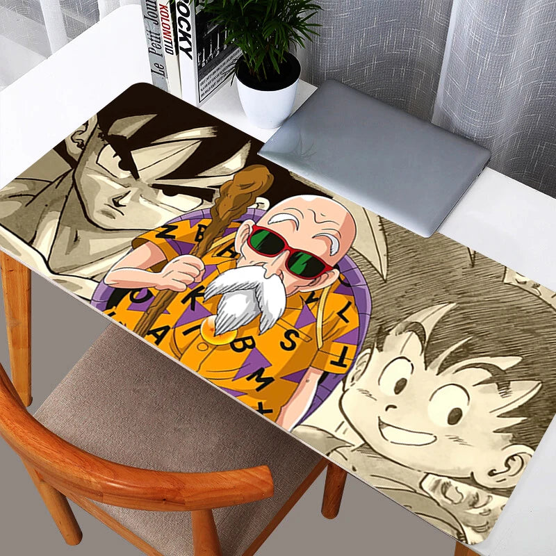 DBZ Dragon Ball Master Roshi Mouse Pad Gamer PC Computer Large XXL Desk Mat Keyboard Anime Gaming Accessories Mousepad Carpet