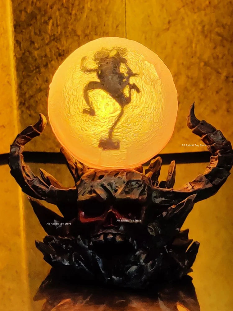 One Piece Nika Luffy Figure Luffy Sun God Gear 5 With Light Ball 28cm Action Figurine PVC Statue Model Collection Decora Toy Gif